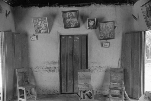 Home interior, San Basilio de Palenque, 1976
