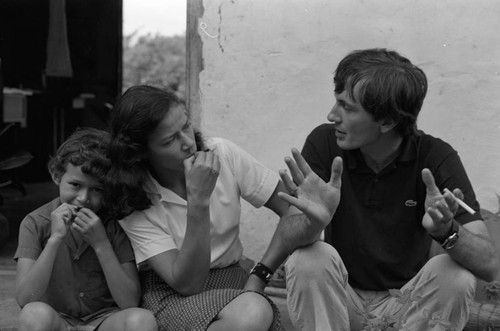 Richard Cross candid moment, La Chamba, Colombia, 1975