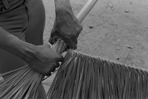 Broom making, San Basilio de Palenque, 1977