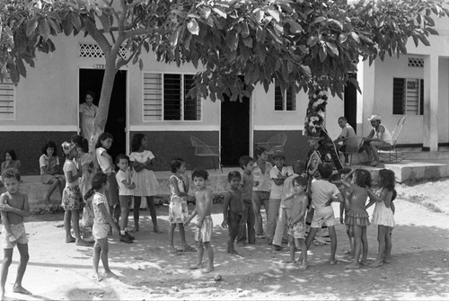 Children on Carnival day, Barranquilla, Colombia, 1977