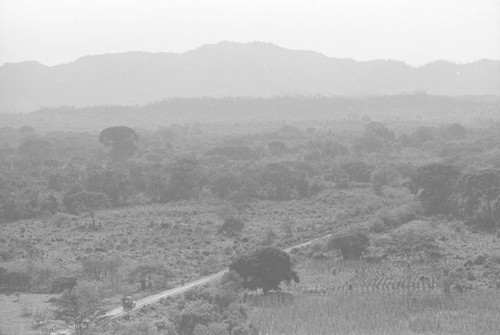 Truck travelling on the road, San Basilio de Palenque, 1976