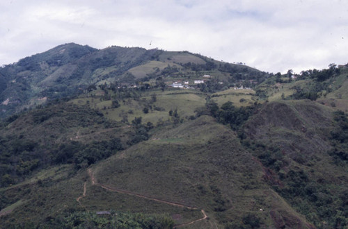 A view of the mountains, Tierradentro, Colombia, 1975