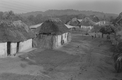 Young men standing in the street, San Basilio de Palenque, 1976