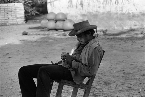 Passing the time, La Chamba, Colombia, 1975