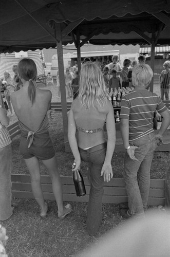 Children playing carnival game, Minnesota, 1972