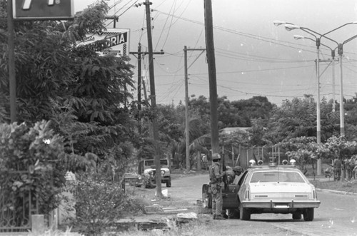 National Guard check point, Nicaragua, 1979