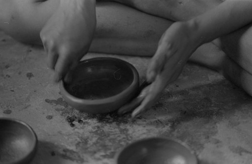 Artisan's hands, La Chamba, Colombia, 1975