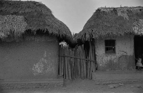 Houses in the village, San Basilio de Palenque, 1977