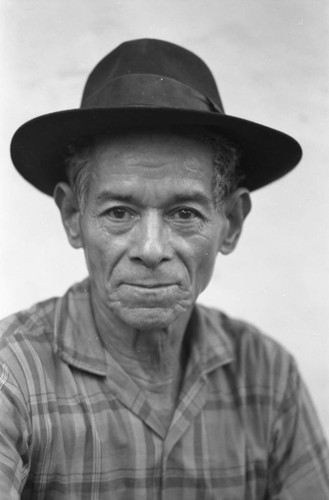 Portrait of a man, La Chamba, Colombia, 1975