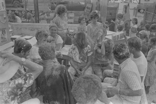 Group of people at carnival, Barranquilla