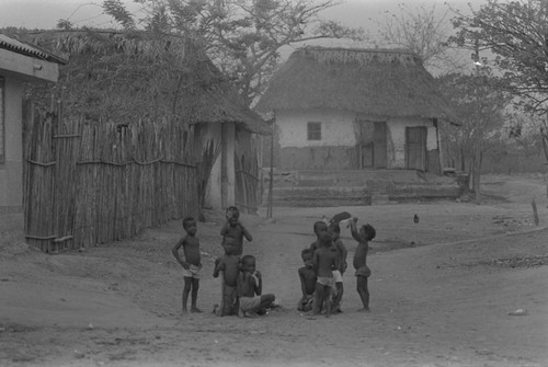 Children playing in the street, San Basilio del Palenque, ca. 1978