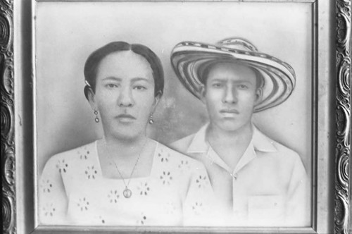 Portrait of a couple, San Basilio de Palenque, 1975