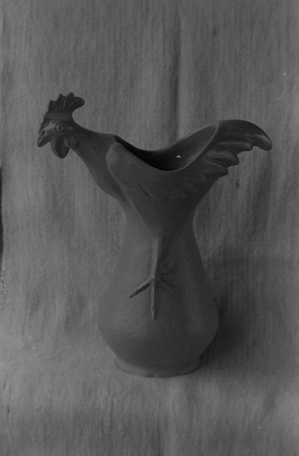 Hen-shaped clay container, La Chamba, Colombia, 1975