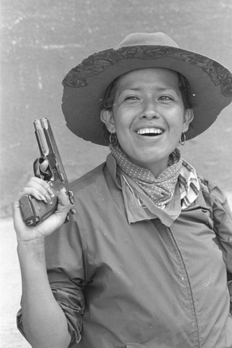 Portrait of a woman Sandinista, Nicaragua, 1979