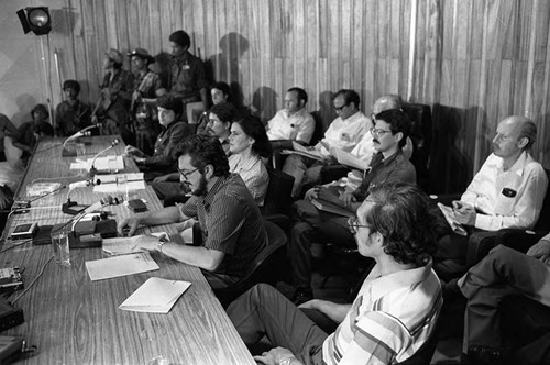 Press Conference, Junta of National Reconstruction, Managua, 1979