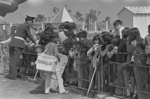 A crowd of children, Tunjuelito, Colombia, 1977