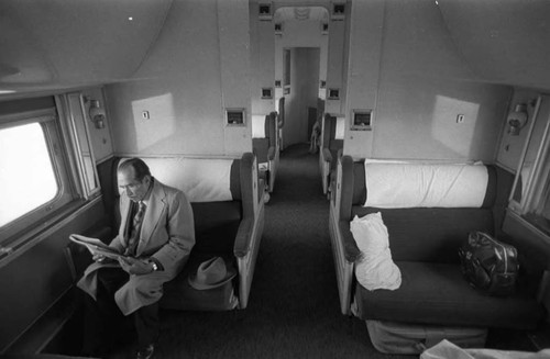 First class compartment train, Chiapas, 1983