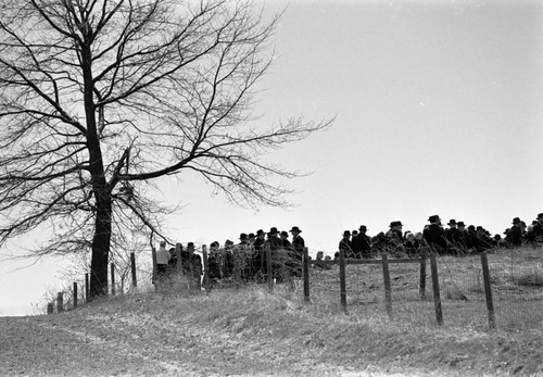 Amish funeral, Lancaster County, 1974