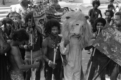 Selva Africana de Galapa dancers performing, Barranquilla, Colombia, 1977