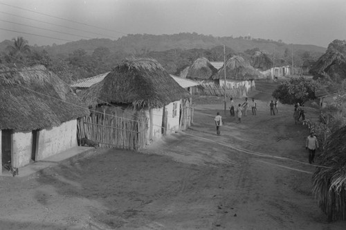 Young men standing in the street, San Basilio de Palenque, 1976