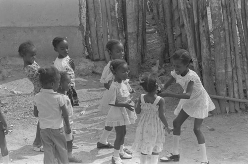 Children in the village, San Basilio del Palenque, 1977