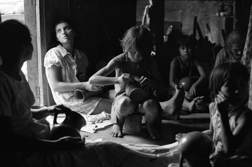 Artisans at work, La Chamba, Colombia, 1975