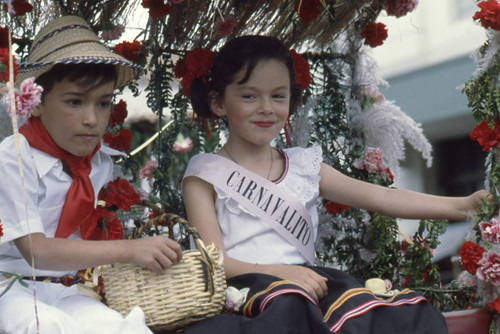 Two children at the Blacks and Whites Carnival, Nariño, Colombia, 1979