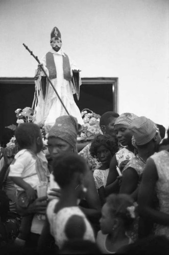 Religious procession, San Basilio de Palenque, 1975