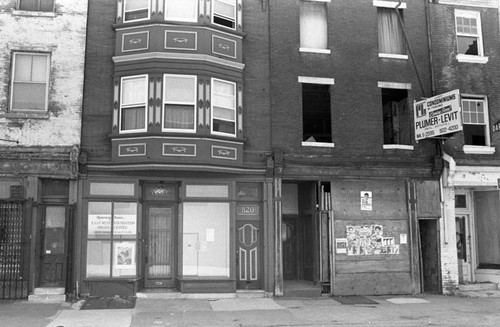 Buildings with planned condominiums, Philadelphia, ca. 1980