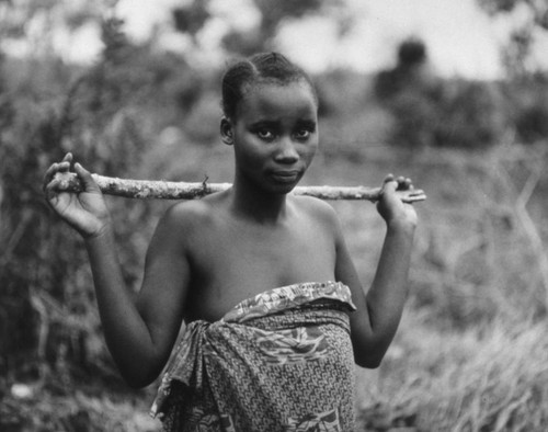 Young Maasai girl, Tanzania, 1979