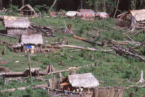 Guatemalan refugee camp, Ixcán, ca. 1983