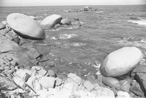 A view of the Caribbean Sea, Tayrona, Colombia, 1976