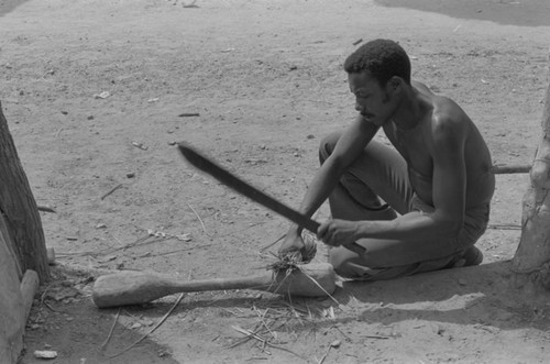 Broom making, San Basilio de Palenque, 1977