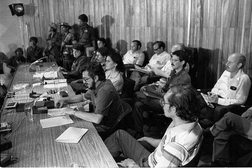 Press Conference, Junta of National Reconstruction, Managua, 1979