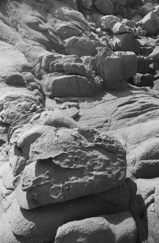 Rock formation at Playa Arrecife, Tayrona, Colombia, 1976