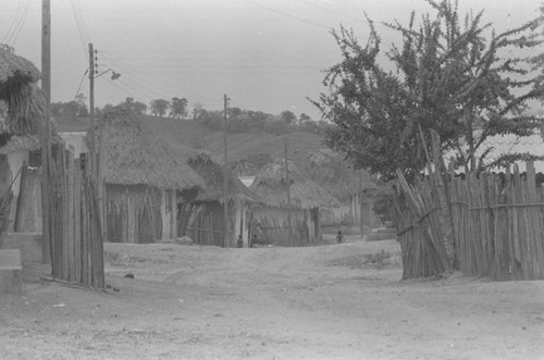 Houses with thatched roofs, San Basilio de Palenque, 1976