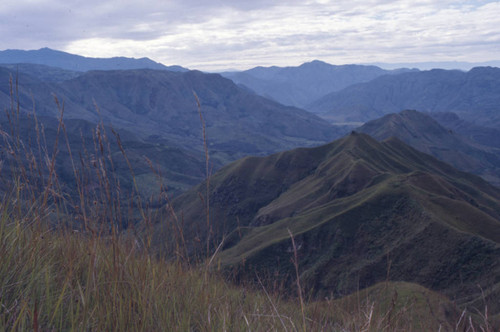 A view of the mountains, Tierradentro, Colombia, 1975