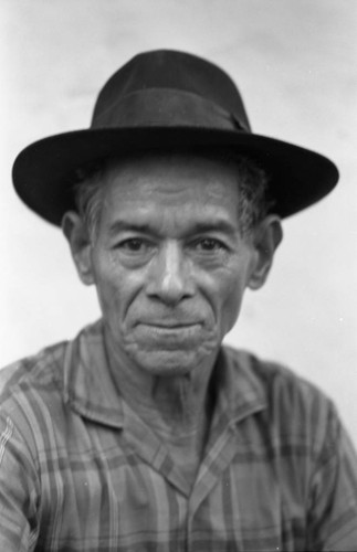 Portrait of a man, La Chamba, Colombia, 1975