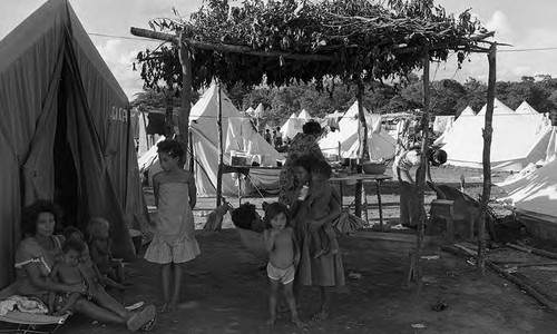 Children at a refugee camp, Costa Rica, 1979