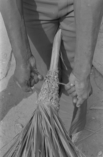 Broom making, San Basilio de Palenque, 1977