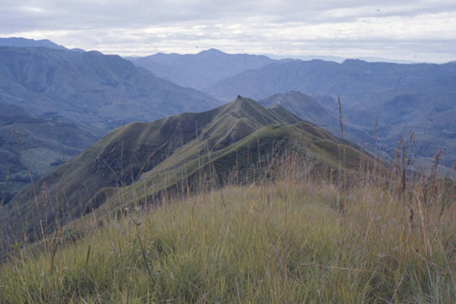 A view of the mountains, Tierradentro, Colombia, 1975