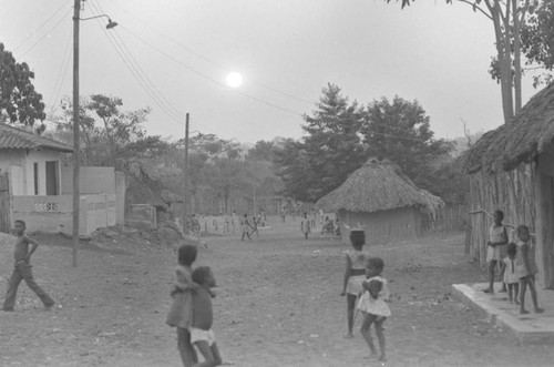 Children playing in the village, San Basilio de Palenque, 1977