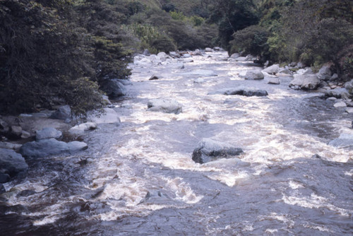 A river flowing, Tierradentro, Colombia, 1975