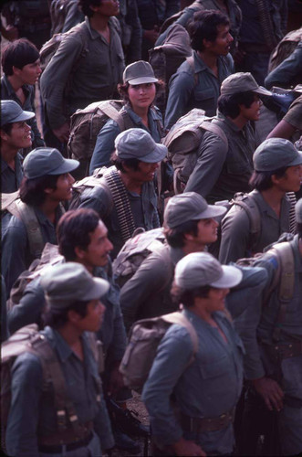 Guerrillas in occupied town, La Palma, 1983