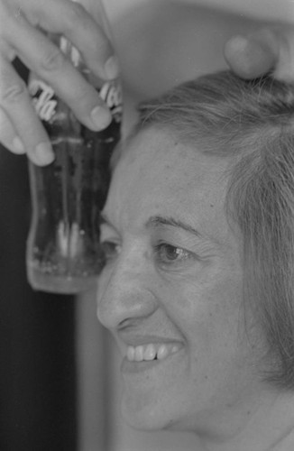 Nina S. de Friedemann's close-up portrait, San Basilio de Palenque, ca. 1978