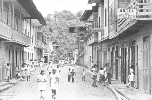 A street scene, Barbacoas, Colombia, 1979