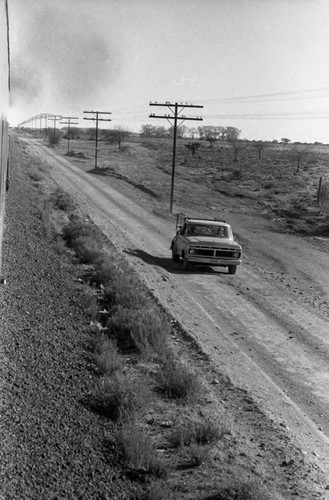 View from a train, Zacatecas, 1983