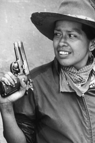 Portrait of a woman Sandinista, Nicaragua, 1979