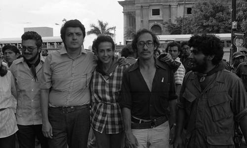 Mass rally, Managua, 1979