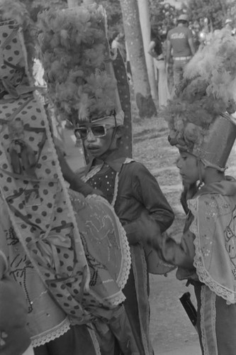 Children wearing a costume at carnival, Barranquilla, ca. 1978